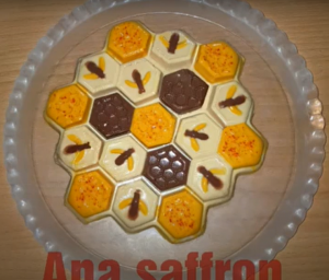 delicious saffron dessert