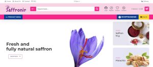SaffronIr saffron brand site
