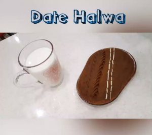 saffron date halva
