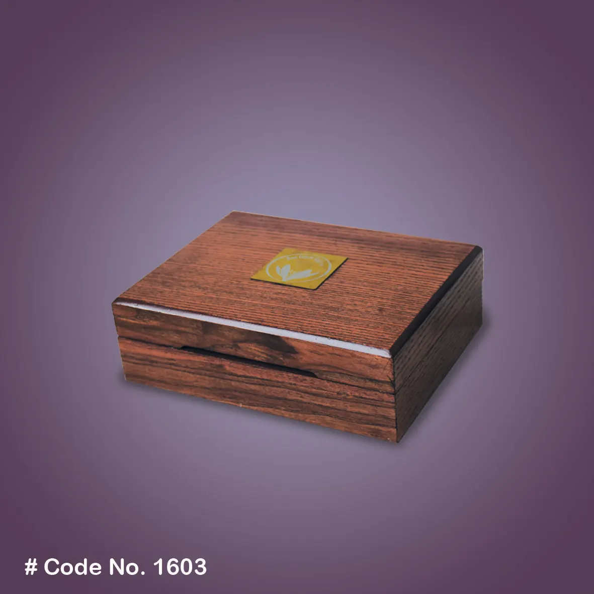 Saffron in wooden box