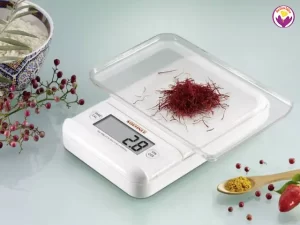 Saffron weighing scale - Ana Qayen saffron