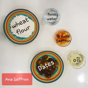 Persian saffron date halva - Ana Qayen Saffron