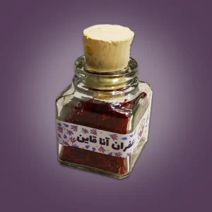 saffron in glass bottle - ana qayen saffron