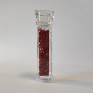 Large Royal Design Crystal Saffron Container